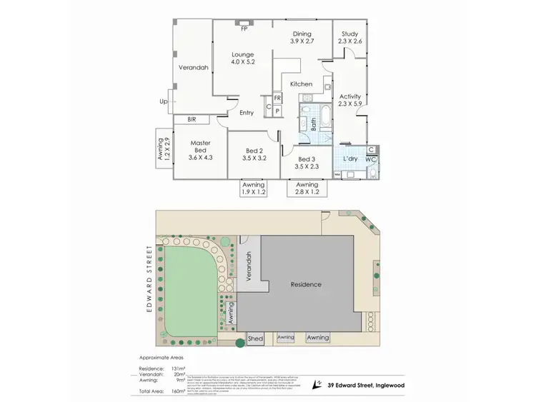 Floorplan of Homely house listing, 39 Edward Street, Bedford WA 6052
