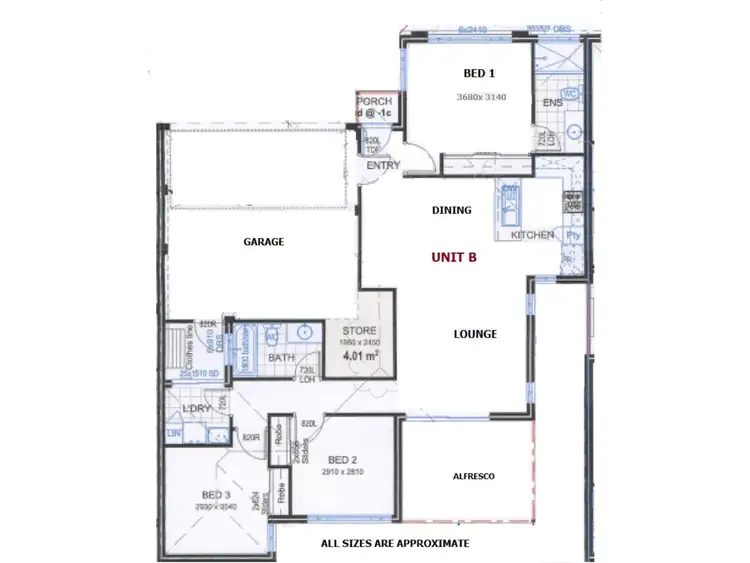 Floorplan of Homely house listing, 22b Changton Way, Westminster WA 6061
