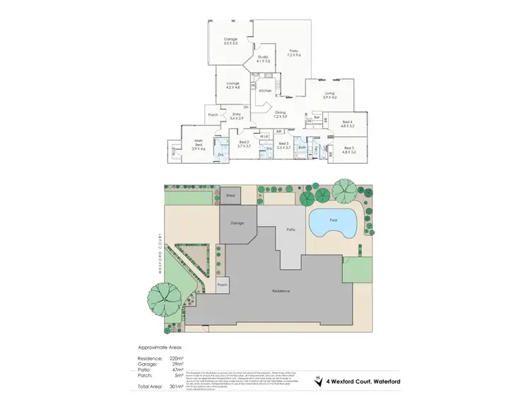 Floorplan of Homely house listing, 4 Wexford Court, Waterford WA 6152