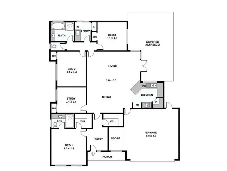 Floorplan of Homely house listing, 99A Tenth Avenue, Inglewood WA 6052