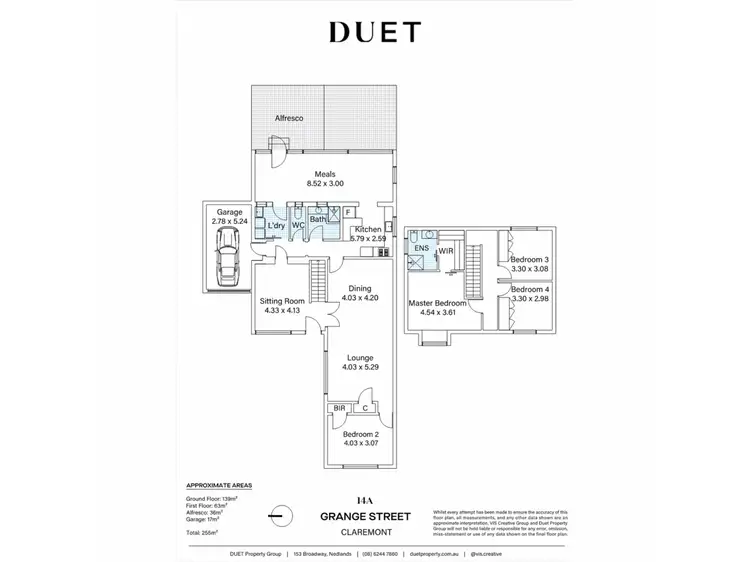 Floorplan of Homely house listing, 14A Grange Street, Claremont WA 6010