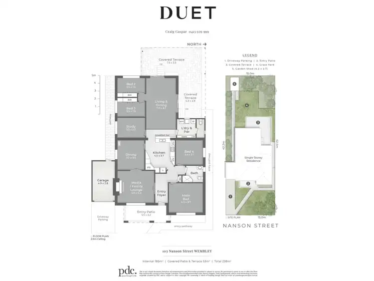Floorplan of Homely house listing, 103 Nanson Street, Wembley WA 6014