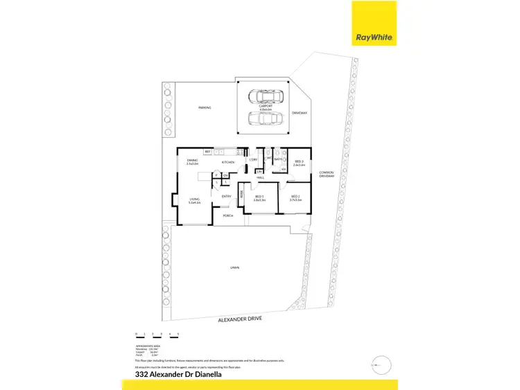 Floorplan of Homely house listing, 332A Alexander Drive, Dianella WA 6059