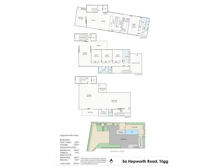 Floorplan of Homely house listing, 5A Hepworth Road, Trigg WA 6029