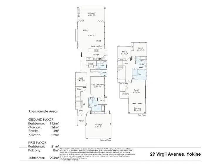 Floorplan of Homely house listing, 29 Virgil Avenue, Yokine WA 6060