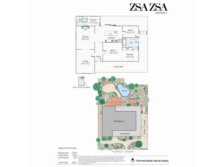 Floorplan of Homely house listing, 18 Forrest Street, Mount Lawley WA 6050
