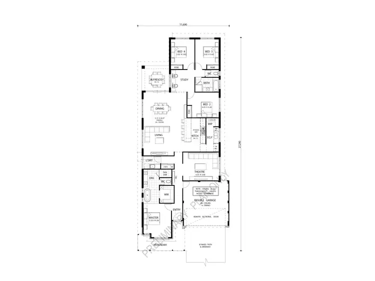 Floorplan of Homely house listing, 14 Boudicca Drive, Forrestdale WA 6112