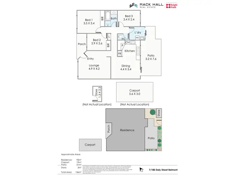 Floorplan of Homely villa listing, 7/185 Daly Street, Belmont WA 6104