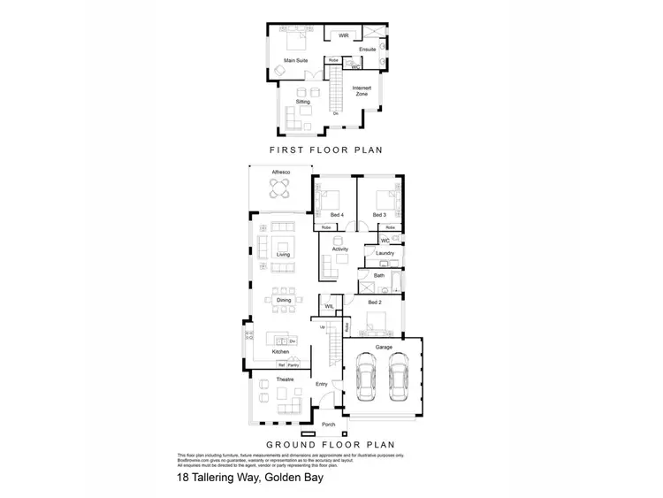 Floorplan of Homely house listing, 18 Tallering Way, Golden Bay WA 6174