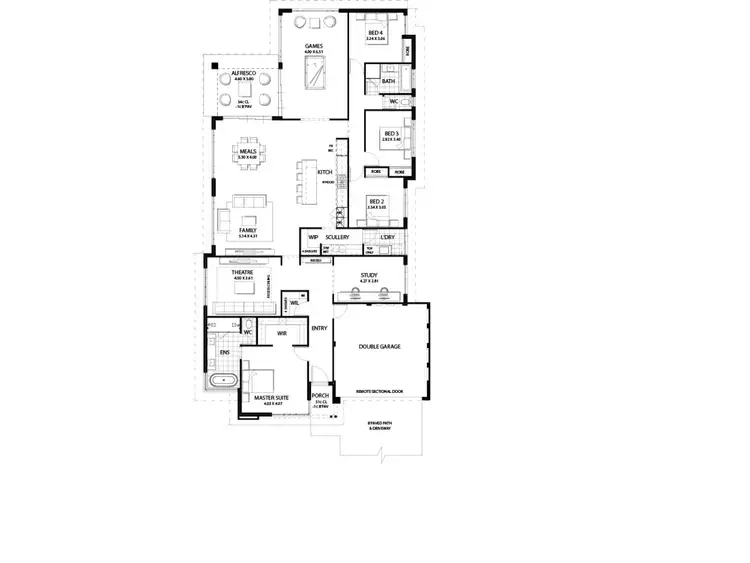 Floorplan of Homely house listing, 36 Pedicel Avenue, Baldivis WA 6171