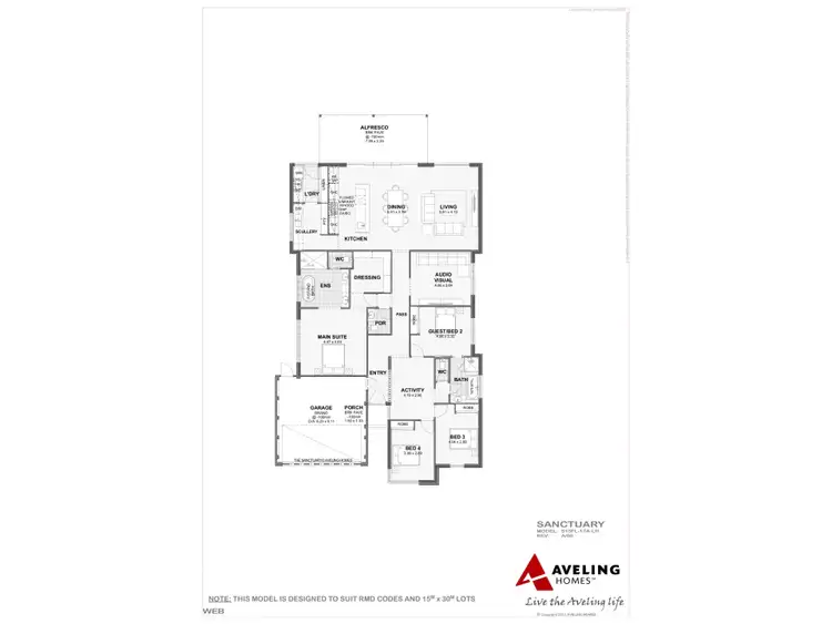 Floorplan of Homely house listing, 36 Propeller Avenue, Brabham WA 6055