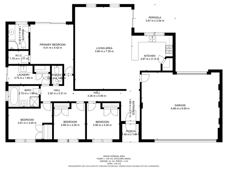 Floorplan of Homely villa listing, 2/30 Temby Street, Beckenham WA 6107