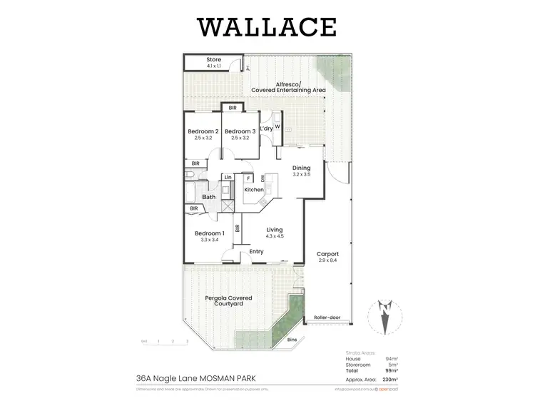 Floorplan of Homely house listing, 36A Nagle Lane, Mosman Park WA 6012