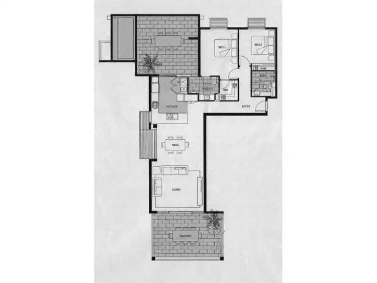 Floorplan of Homely apartment listing, 26/5 Reserve Street, Scarborough WA 6019