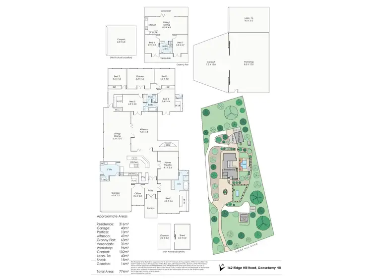 Floorplan of Homely house listing, 162 Ridge Hill Road, Gooseberry Hill WA 6076
