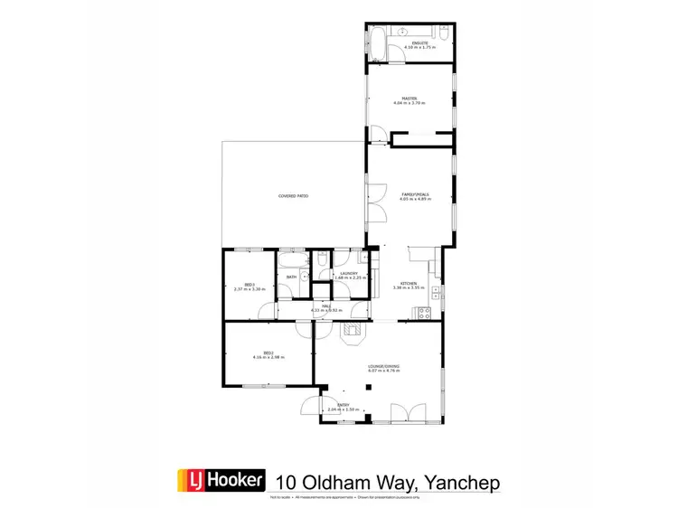 Floorplan of Homely house listing, 10 Oldham Way, Yanchep WA 6035