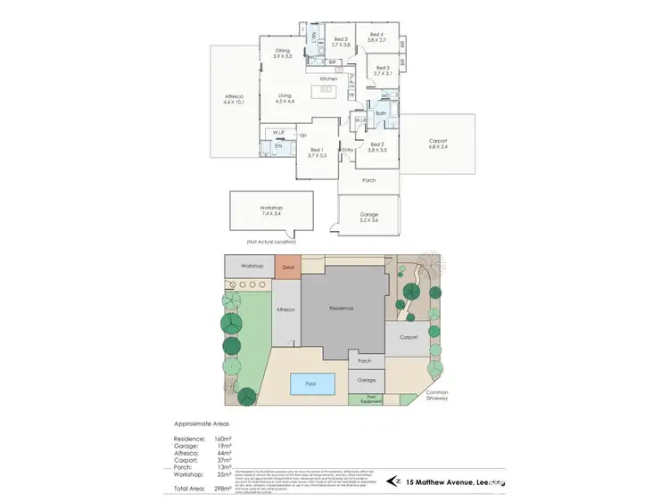 Floorplan of Homely house listing, 15 Matthew Avenue, Leeming WA 6149