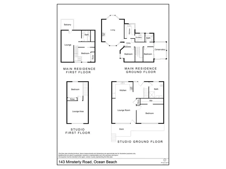 Floorplan of Homely house listing, 143 Minsterly Road, Ocean Beach WA 6333