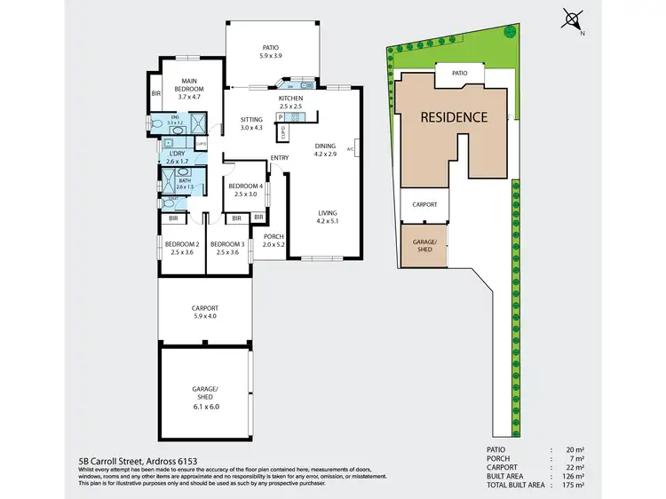Floorplan of Homely house listing, 5B Carroll Street, Ardross WA 6153