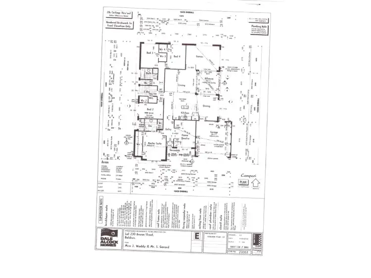 Floorplan of Homely house listing, 4 Arwon, Baldivis WA 6171