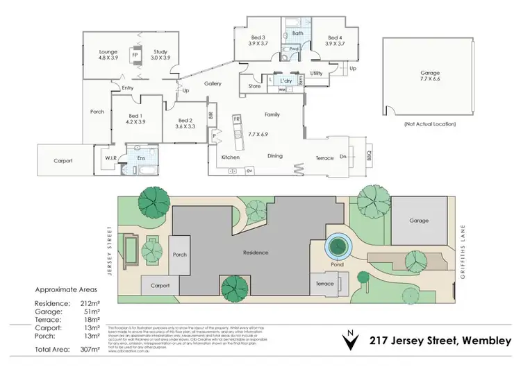 Floorplan of Homely house listing, 217 Jersey Street, Wembley WA 6014