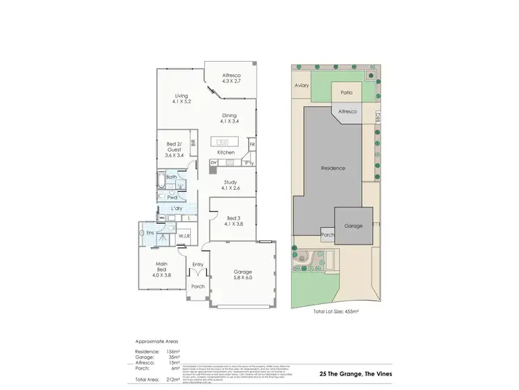Floorplan of Homely house listing, 25 The Grange, The Vines WA 6069