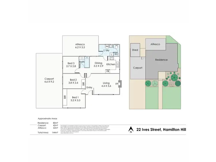 Floorplan of Homely house listing, 22 Ives Street, Hamilton Hill WA 6163