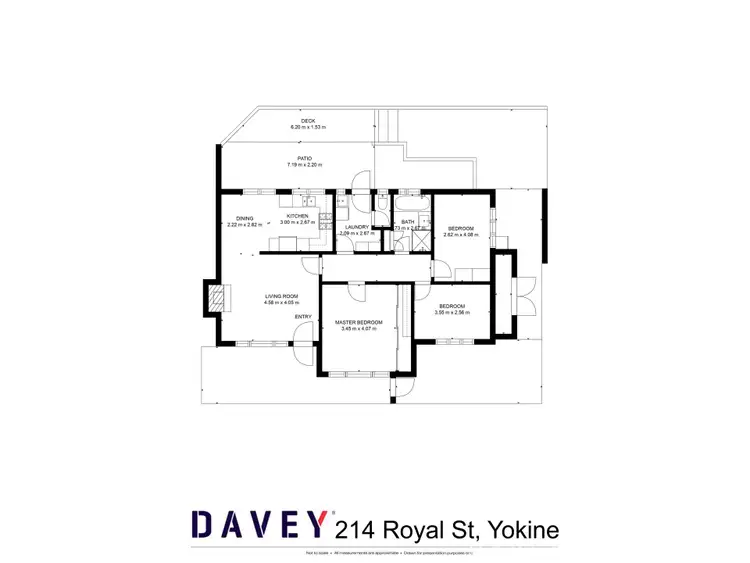 Floorplan of Homely house listing, 214 Royal Street, Yokine WA 6060