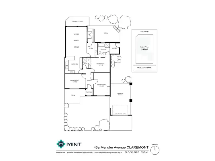 Floorplan of Homely house listing, 43A Mengler Avenue, Claremont WA 6010