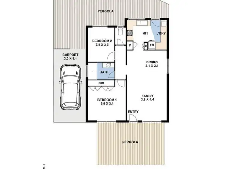 Floorplan of Homely villa listing, 9/34 Justinian Street, Palmyra WA 6157