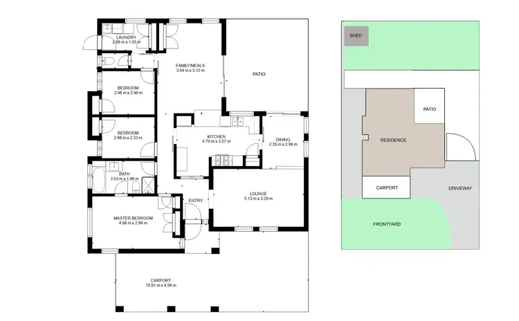 Floorplan of Homely house listing, 23 Strombus Way, Heathridge WA 6027
