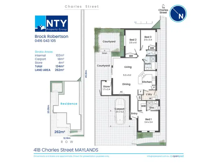 Floorplan of Homely house listing, 41B Charles Street, Maylands WA 6051