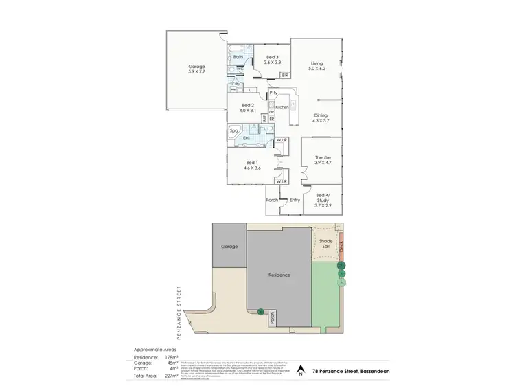Floorplan of Homely house listing, 78 Penzance Street, Bassendean WA 6054