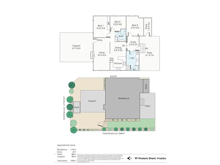 Floorplan of Homely house listing, 99 Norman Street, Innaloo WA 6018