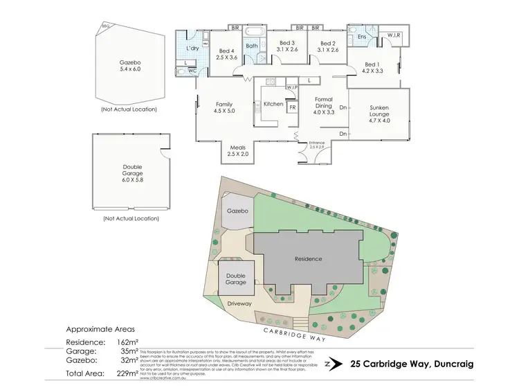 Floorplan of Homely house listing, 25 Carbridge Way, Duncraig WA 6023