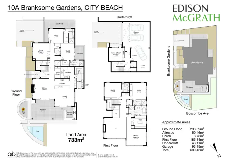 Floorplan of Homely house listing, 10A Branksome Gardens, City Beach WA 6015