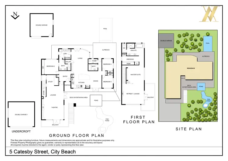Floorplan of Homely house listing, 5 Catesby Street, City Beach WA 6015