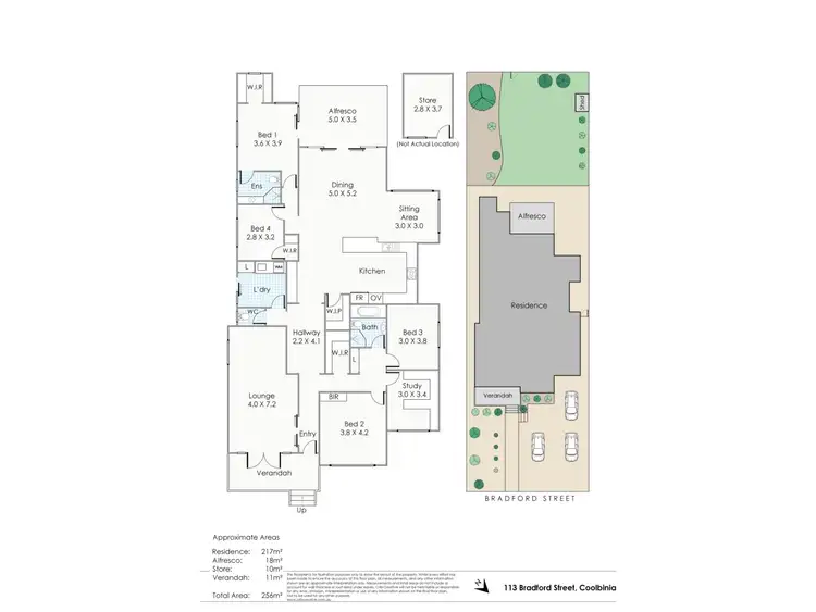 Floorplan of Homely house listing, 113 Bradford Street, Coolbinia WA 6050
