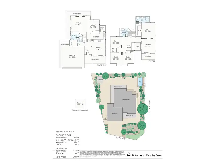 Floorplan of Homely house listing, 26 Metz Way, Wembley Downs WA 6019