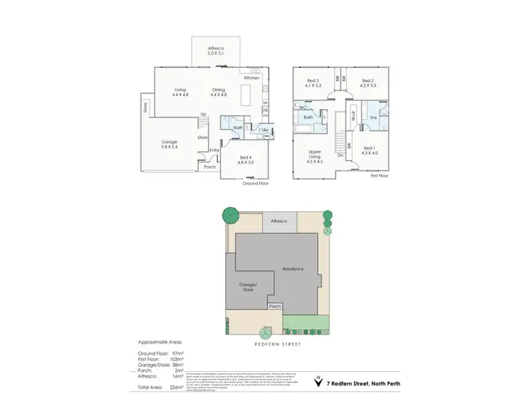 Floorplan of Homely house listing, 7 Redfern Street, North Perth WA 6006