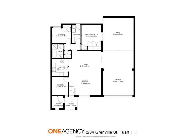 Floorplan of Homely house listing, 2/34 Grenville Street, Tuart Hill WA 6060