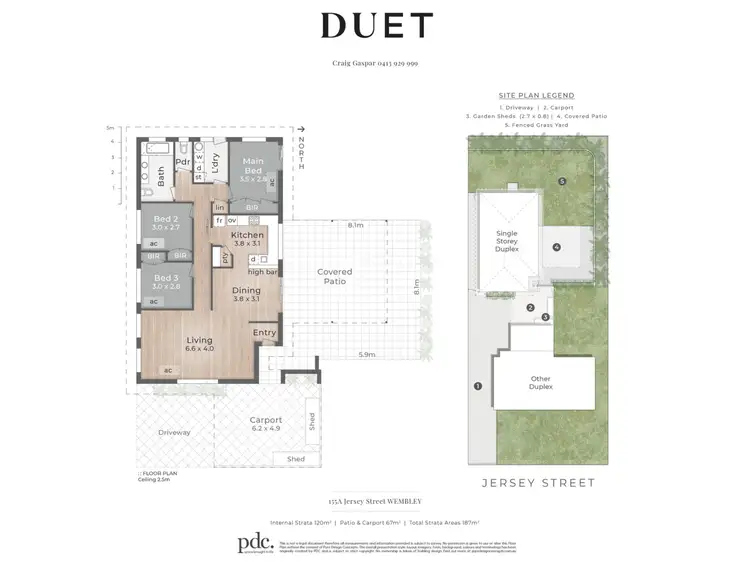 Floorplan of Homely house listing, 155A Jersey Street, Wembley WA 6014