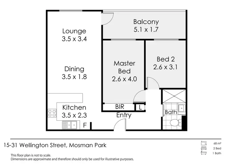 Floorplan of Homely unit listing, 24/31 Wellington Street, Mosman Park WA 6012