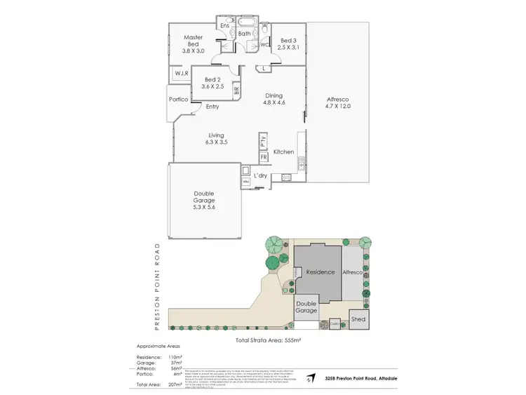 Floorplan of Homely house listing, 325b Preston Point Road, Attadale WA 6156