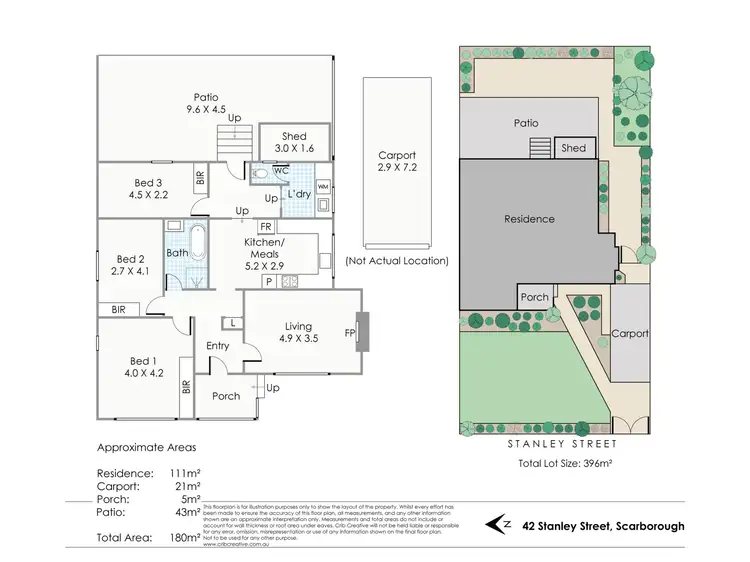 Floorplan of Homely house listing, 42 Stanley Street, Scarborough WA 6019