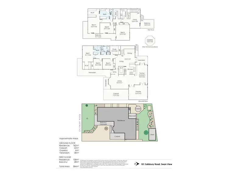 Floorplan of Homely house listing, 101 Salisbury Road, Swan View WA 6056