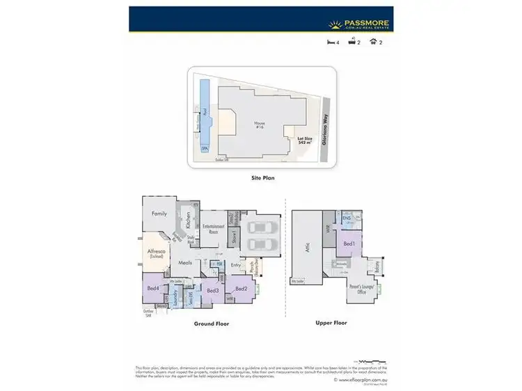 Floorplan of Homely house listing, 16 Gloriana Way, Dianella WA 6059