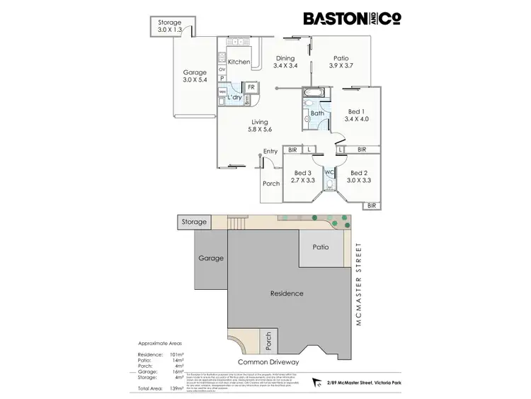 Floorplan of Homely villa listing, 2/89 McMaster Street, Victoria Park WA 6100