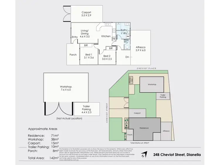 Floorplan of Homely house listing, 24B Cheviot Street, Dianella WA 6059