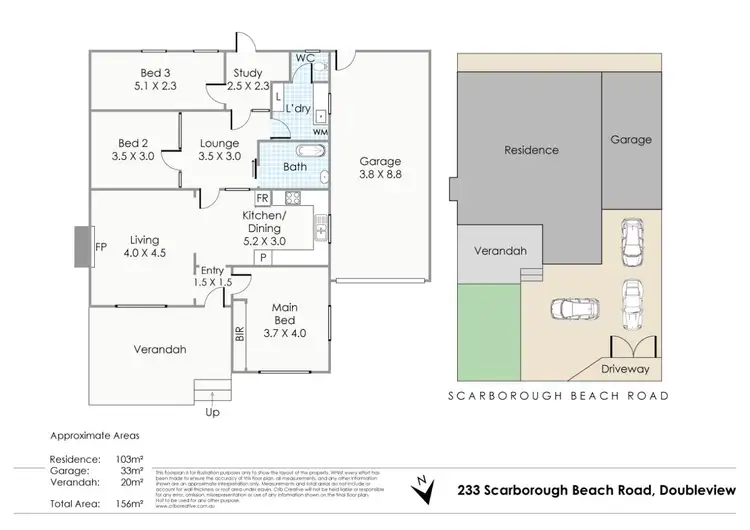 Floorplan of Homely house listing, 233 Scarborough Beach Road, Doubleview WA 6018